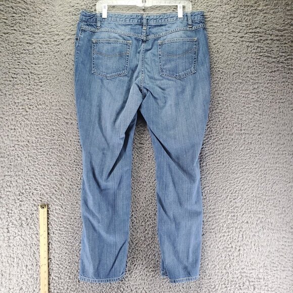J.Jill Jeans Womens Size 16 Blue Straight Leg Classic Denim Style - Picture 10 of 11